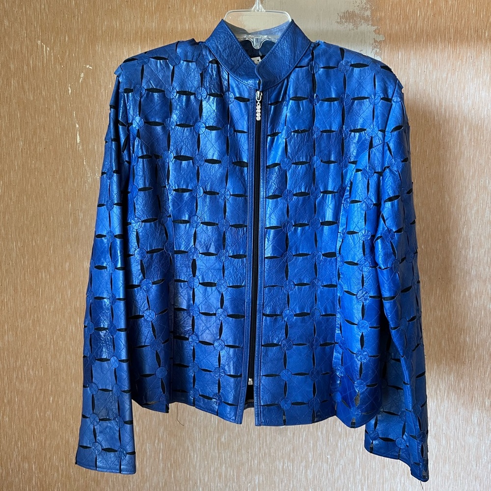 Image leather jacket